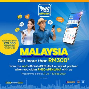 Touch-n-Go-Claim-RM50-ePenjana-Free-Over-RM300-Vouchers-Rewards-Promotion-350x350 - Johor Kedah Kelantan Kuala Lumpur Melaka Negeri Sembilan Online Store Others Pahang Penang Perak Perlis Promotions & Freebies Putrajaya Sabah Sarawak Selangor Terengganu 
