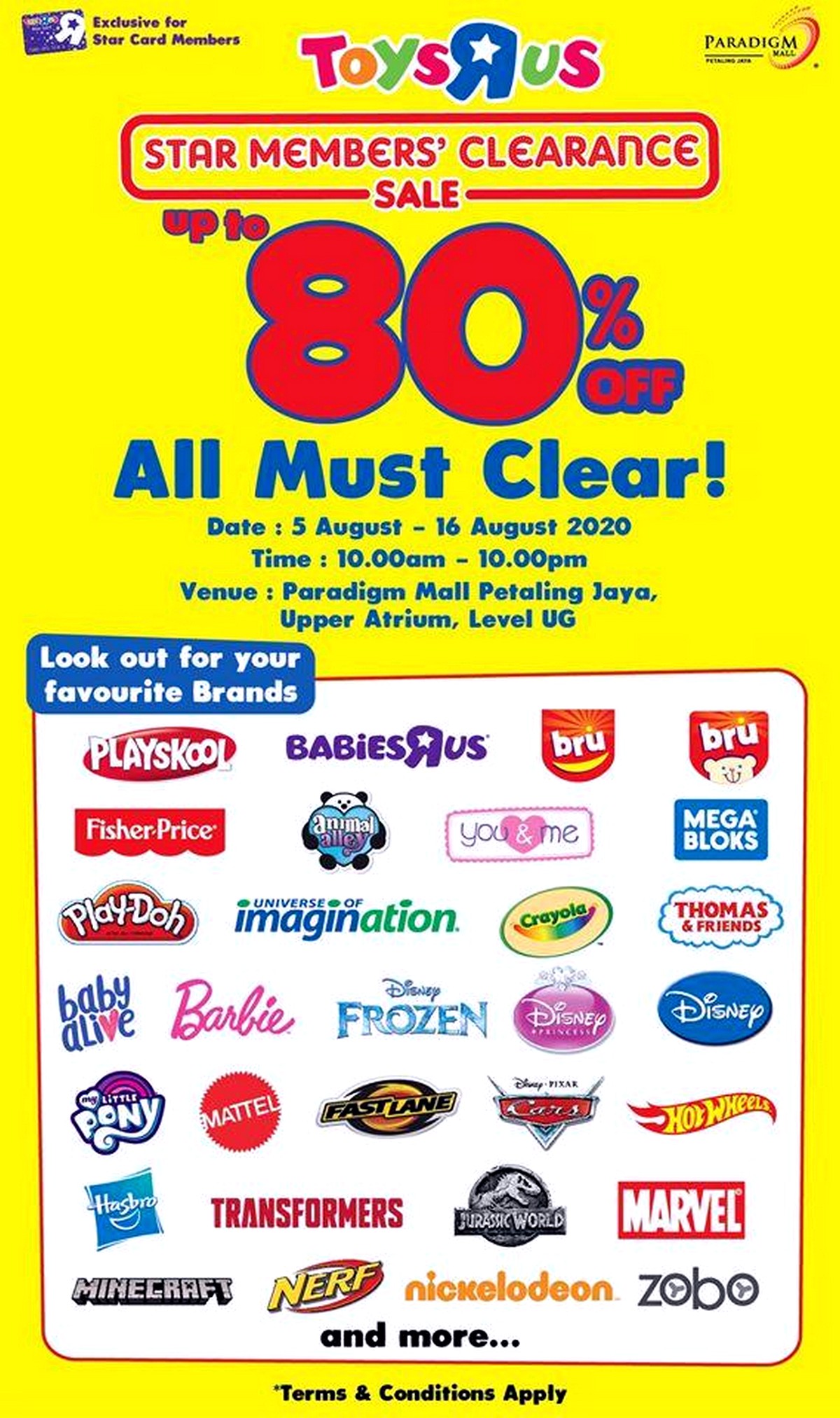 Toys-R-Us-Warehouse-Sale-Paradigm-Mall-Petaling-Jaya-Malaysia-Jualan-Gudang-2020 - Baby & Kids & Toys Children Fashion Selangor Toys Warehouse Sale & Clearance in Malaysia 