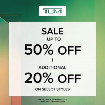 Tumi-Special-Sale-at-Johor-Premium-Outlets-350x350 - Bags Fashion Accessories Fashion Lifestyle & Department Store Johor Malaysia Sales 