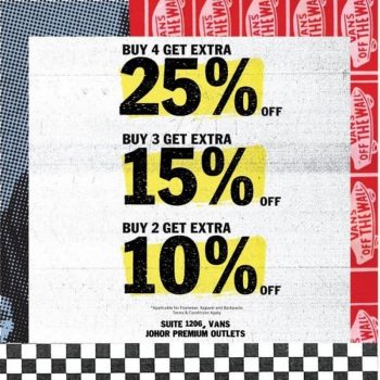 Vans-Outlet-Special-Sale-at-Johor-Premium-Outlets-350x350 - Fashion Accessories Fashion Lifestyle & Department Store Footwear Johor Malaysia Sales 