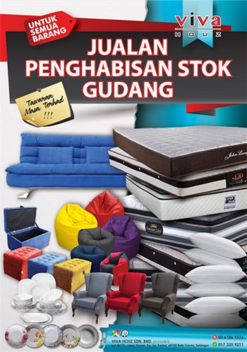 Viva-Houz-Warehouse-Sales-350x499 - Beddings Furniture Home & Garden & Tools Home Decor Selangor Warehouse Sale & Clearance in Malaysia 