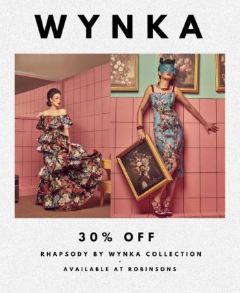 WYNKA-30-off-Promo-at-Robinsons-350x427 - Apparels Fashion Accessories Fashion Lifestyle & Department Store Kuala Lumpur Promotions & Freebies Selangor 