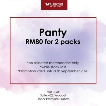 Wacoal-Factory-Outlet-Special-Sale-at-Johor-Premium-Outlets-350x350 - Fashion Accessories Fashion Lifestyle & Department Store Johor Lingerie Malaysia Sales 