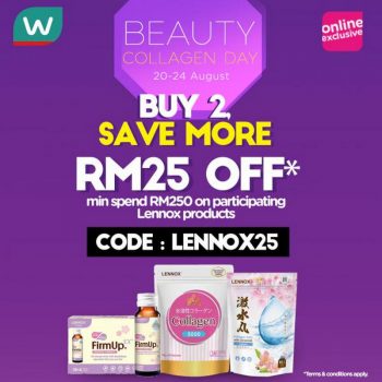 Watsons-Lennox-Beauty-Collegen-Day-Online-Sale-350x350 - Beauty & Health Johor Kedah Kelantan Kuala Lumpur Malaysia Sales Melaka Negeri Sembilan Online Store Pahang Penang Perak Perlis Personal Care Putrajaya Sabah Sarawak Selangor Skincare Terengganu 