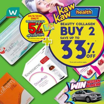 Watsons-Members-Extra-5-off-Promotion-4-350x350 - Beauty & Health Health Supplements Johor Kedah Kelantan Kuala Lumpur Melaka Negeri Sembilan Online Store Pahang Penang Perak Perlis Personal Care Promotions & Freebies Putrajaya Sabah Sarawak Selangor Terengganu 