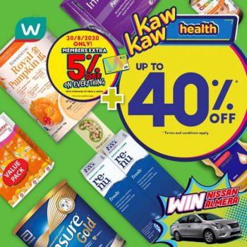 Watsons-Members-Extra-5-off-Promotion-5-350x350 - Beauty & Health Health Supplements Johor Kedah Kelantan Kuala Lumpur Melaka Negeri Sembilan Online Store Pahang Penang Perak Perlis Personal Care Promotions & Freebies Putrajaya Sabah Sarawak Selangor Terengganu 