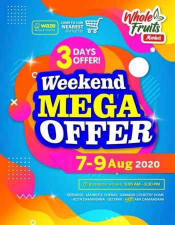 Whole-Fruits-Market-Weekend-Mega-Offers-Promotion-350x450 - Johor Kedah Kelantan Kuala Lumpur Melaka Negeri Sembilan Pahang Penang Perak Perlis Promotions & Freebies Putrajaya Sabah Sarawak Selangor Supermarket & Hypermarket Terengganu 