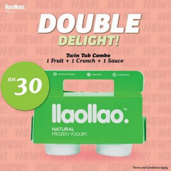 llaollao-Double-Delight-Twin-Tub-Combo-Promo-350x350 - Beverages Food , Restaurant & Pub Ice Cream Johor Kedah Kelantan Kuala Lumpur Melaka Nationwide Negeri Sembilan Pahang Penang Perak Perlis Promotions & Freebies Putrajaya Sabah Sarawak Selangor Terengganu 