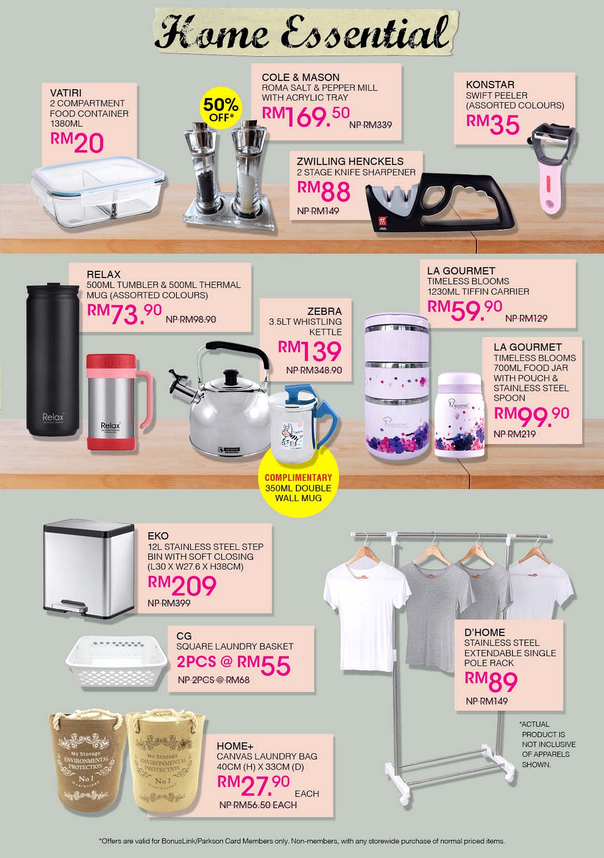 3 - Dinnerware Electronics & Computers Home & Garden & Tools Home Appliances Home Decor Johor Kedah Kelantan Kitchen Appliances Kitchenware Kuala Lumpur Location Melaka Nationwide Negeri Sembilan Pahang Penang Perak Perlis Putrajaya Sabah Sarawak Selangor Shopping Malls Terengganu Warehouse Sale & Clearance in Malaysia 