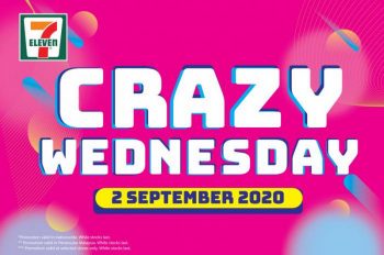 7-Eleven-Crazy-Wednesday-Promotion-350x232 - Johor Kedah Kelantan Kuala Lumpur Melaka Negeri Sembilan Pahang Penang Perak Perlis Promotions & Freebies Putrajaya Sabah Sarawak Selangor Supermarket & Hypermarket Terengganu 