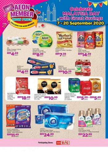 AEON-BiG-AEON-Members-Wow-Price-Promotion-350x495 - Johor Kedah Kelantan Kuala Lumpur Melaka Negeri Sembilan Pahang Penang Perak Perlis Promotions & Freebies Putrajaya Sabah Sarawak Selangor Supermarket & Hypermarket Terengganu 