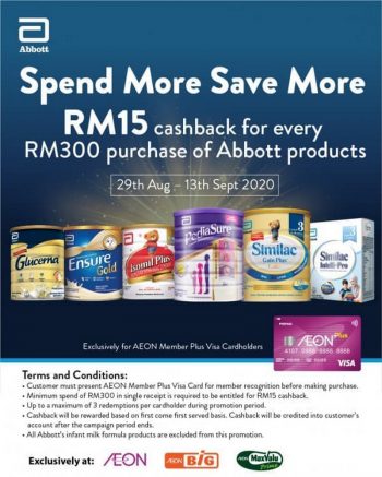 AEON-BiG-Abbott-Promotion-350x437 - Johor Kedah Kelantan Kuala Lumpur Melaka Negeri Sembilan Pahang Penang Perak Perlis Promotions & Freebies Putrajaya Sabah Sarawak Selangor Supermarket & Hypermarket Terengganu 