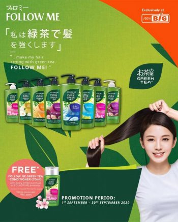AEON-BiG-Free-Follow-Me-Green-Tea-Conditioner-Promotion-350x438 - Johor Kedah Kelantan Kuala Lumpur Melaka Negeri Sembilan Pahang Penang Perak Perlis Promotions & Freebies Putrajaya Sabah Sarawak Selangor Supermarket & Hypermarket Terengganu 