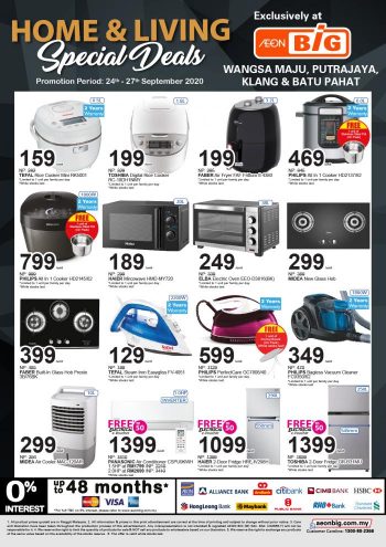 AEON-BiG-Home-Living-Special-Deals-Promotion-1-350x495 - Electronics & Computers Home Appliances Johor Kitchen Appliances Promotions & Freebies Putrajaya Selangor Supermarket & Hypermarket 