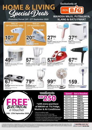 AEON-BiG-Home-Living-Special-Deals-Promotion-350x495 - Electronics & Computers Home Appliances Johor Kitchen Appliances Promotions & Freebies Putrajaya Selangor Supermarket & Hypermarket 