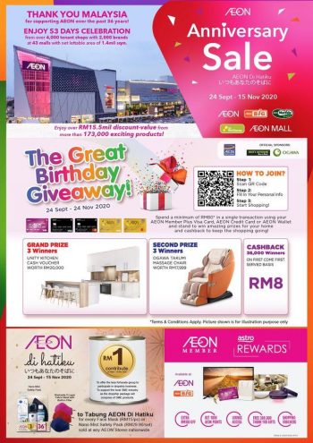 AEON-GSM-Anniversary-Sale-Promotion-3-350x495 - Johor Kedah Kelantan Kuala Lumpur Melaka Negeri Sembilan Pahang Penang Perak Perlis Promotions & Freebies Putrajaya Sabah Sarawak Selangor Supermarket & Hypermarket Terengganu 