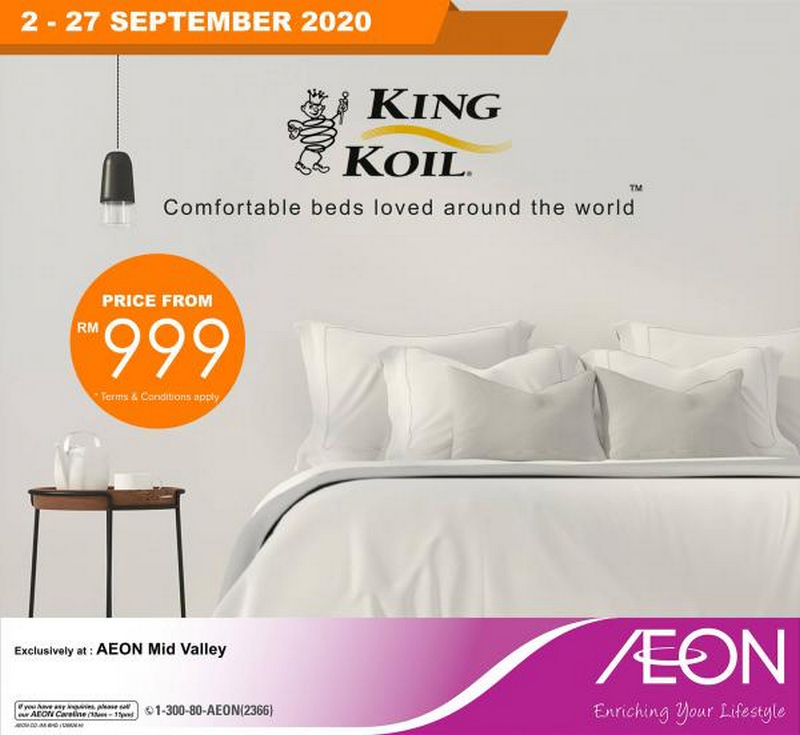King koil on sale promotion 2020