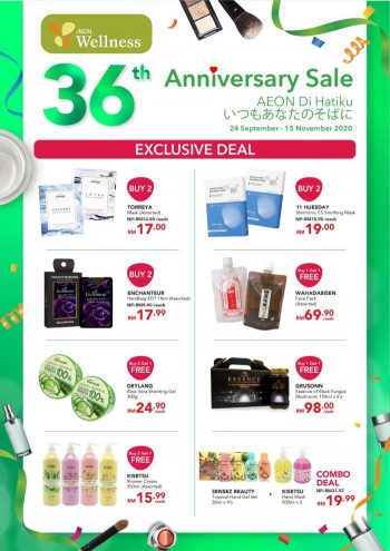 AEON-Wellness-36th-Anniversary-Sale-Promotion-2-350x495 - Beauty & Health Health Supplements Johor Kedah Kelantan Kuala Lumpur Melaka Negeri Sembilan Pahang Penang Perak Perlis Personal Care Promotions & Freebies Putrajaya Sabah Sarawak Selangor Terengganu 