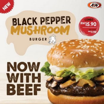 AW-Beef-Black-Papper-Mushroom-Burger-Combo-Promo-350x350 - Food , Restaurant & Pub Johor Kedah Kelantan Kuala Lumpur Melaka Negeri Sembilan Pahang Penang Perak Perlis Promotions & Freebies Putrajaya Sabah Sarawak Selangor Terengganu 