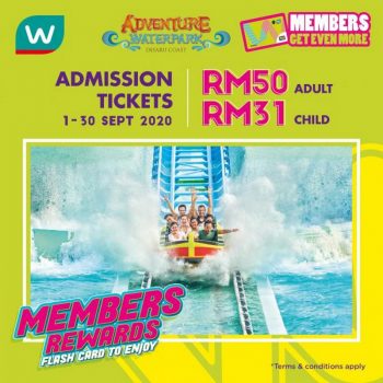 Adventure-Waterpark-Desaru-Coast-Special-Promotion-with-Watsons-Member-Card-350x350 - Johor Others Promotions & Freebies 