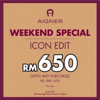 Aigner-Special-Sale-at-Genting-Highlands-Premium-Outlets-350x350 - Bags Fashion Accessories Fashion Lifestyle & Department Store Malaysia Sales Pahang 