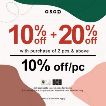 Asap-Member-Privilege-Promo-350x350 - Apparels Fashion Accessories Fashion Lifestyle & Department Store Penang Promotions & Freebies 