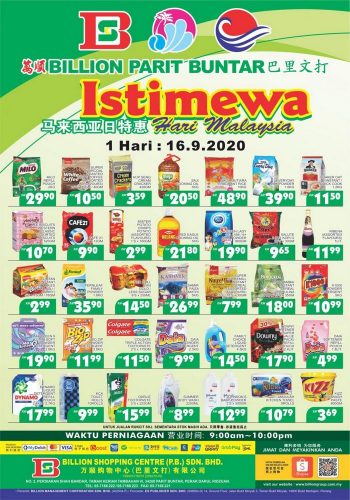 BILLION-Malaysia-Day-Promotion-at-Parit-Buntar-350x500 - Perak Promotions & Freebies Supermarket & Hypermarket 