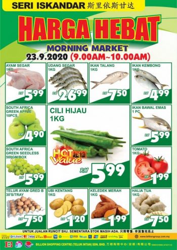 BILLION-Morning-Market-Promotion-at-Seri-Iskandar-8-350x494 - Perak Promotions & Freebies Supermarket & Hypermarket 