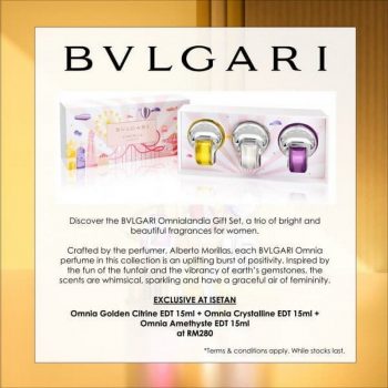 BVLGARI-Omnialandia-Gift-Set-Promo-at-ISETAN-350x350 - Beauty & Health Fragrances Kuala Lumpur Promotions & Freebies Selangor 