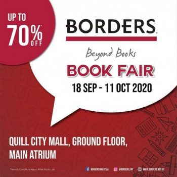 Borders-Book-Fair-at-Quill-City-Mall-350x350 - Books & Magazines Events & Fairs Kuala Lumpur Selangor Stationery 
