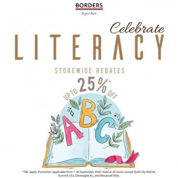 Borders-Celebrate-Literacy-Month-350x350 - Books & Magazines Johor Kedah Kelantan Kuala Lumpur Melaka Negeri Sembilan Pahang Penang Perak Perlis Promotions & Freebies Putrajaya Sabah Sarawak Selangor Stationery Terengganu 