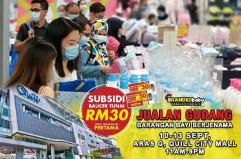 Branded-Baby-Warehouse-Sale-at-Quill-City-Mall-350x231 - Baby & Kids & Parenting Babycare Kuala Lumpur Selangor Warehouse Sale & Clearance in Malaysia 