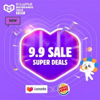 Burger-King-9.9-Sale-Super-Deals-Promotion-on-Lazada-350x350 - Beverages Burger Food , Restaurant & Pub Johor Kedah Kelantan Kuala Lumpur Melaka Negeri Sembilan Online Store Pahang Penang Perak Perlis Promotions & Freebies Putrajaya Sabah Sarawak Selangor Terengganu 