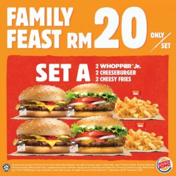 Burger-King-Family-Feast-Bundles-Promo-1-350x350 - Beverages Burger Food , Restaurant & Pub Johor Kedah Kelantan Kuala Lumpur Melaka Negeri Sembilan Pahang Penang Perak Perlis Promotions & Freebies Putrajaya Sabah Sarawak Selangor Terengganu 