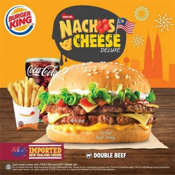 Burger-King-Nachos-Cheese-Deluxe-Double-Beef-Burger-Promo-350x350 - Beverages Food , Restaurant & Pub Johor Kedah Kelantan Kuala Lumpur Melaka Negeri Sembilan Pahang Penang Perak Perlis Promotions & Freebies Putrajaya Sabah Sarawak Selangor Terengganu 