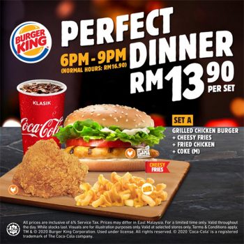 Burger-King-Perfect-Dinner-Set-Promo-350x350 - Beverages Food , Restaurant & Pub Johor Kedah Kelantan Kuala Lumpur Melaka Negeri Sembilan Pahang Penang Perak Perlis Promotions & Freebies Putrajaya Sabah Sarawak Selangor Terengganu 