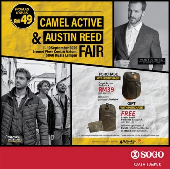 Camel-Active-Austin-Reed-Fair-at-SOGO-KL-350x348 - Apparels Events & Fairs Fashion Accessories Fashion Lifestyle & Department Store Kuala Lumpur Selangor 