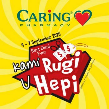 Caring-Pharmacy-Kami-Rugi-U-Hepi-Promotion-350x349 - Beauty & Health Health Supplements Johor Kedah Kelantan Kuala Lumpur Melaka Negeri Sembilan Pahang Penang Perak Perlis Personal Care Promotions & Freebies Putrajaya Sabah Sarawak Selangor Terengganu 