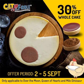 Cat-The-Fiddle-30-Promo-350x350 - Beverages Cake Food , Restaurant & Pub Johor Kedah Kelantan Kuala Lumpur Melaka Negeri Sembilan Online Store Pahang Penang Perak Perlis Promotions & Freebies Putrajaya Sabah Sarawak Selangor Terengganu 