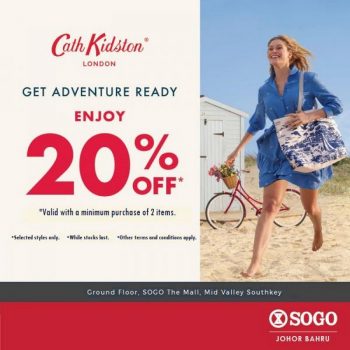 Cath-Kidston-20-off-Sale-at-SOGO-350x350 - Apparels Fashion Accessories Fashion Lifestyle & Department Store Johor Malaysia Sales 