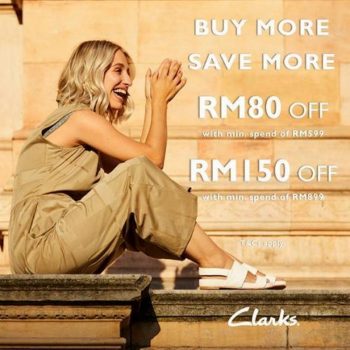 Clarks-Buy-More-Save-More-Promo-350x350 - Fashion Accessories Fashion Lifestyle & Department Store Johor Kedah Kelantan Kuala Lumpur Melaka Negeri Sembilan Pahang Penang Perak Perlis Promotions & Freebies Putrajaya Sabah Sarawak Selangor Terengganu 