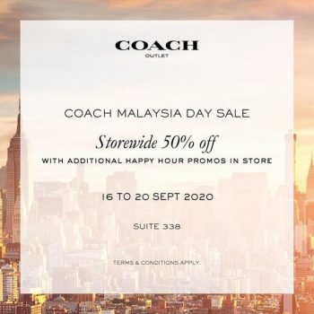 Coach-Malaysia-Day-Sale-at-Johor-Premium-Outlets-350x350 - Fashion Accessories Fashion Lifestyle & Department Store Johor Malaysia Sales 