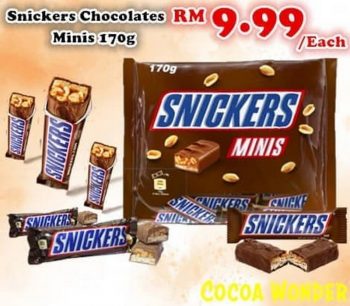 Cocoa-Wonder-Mini-Snickers-Toblerone-at-Bintang-Megamall-350x306 - Gifts , Souvenir & Jewellery Promotions & Freebies Sarawak 