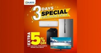 Courts-3-day-Special-Electrical-Deal-350x183 - Electronics & Computers Home Appliances Johor Kedah Kelantan Kitchen Appliances Kuala Lumpur Melaka Negeri Sembilan Online Store Pahang Penang Perak Perlis Promotions & Freebies Putrajaya Sabah Sarawak Selangor Terengganu 