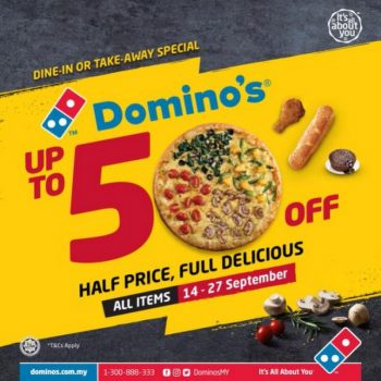 Dominos-Pizza-50-off-Free-Limited-Edition-Bag-Promotion-350x350 - Beverages Food , Restaurant & Pub Johor Kedah Kelantan Kuala Lumpur Melaka Negeri Sembilan Online Store Pahang Penang Perak Perlis Promotions & Freebies Putrajaya Sabah Sarawak Selangor Terengganu 
