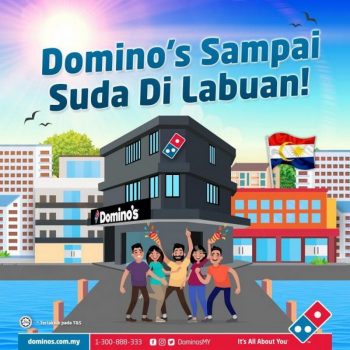Dominos-Pizza-Opening-Promotion-at-Labuan-350x350 - Beverages Food , Restaurant & Pub Promotions & Freebies Sabah Sarawak 