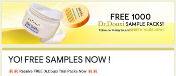 Dr.-Douxi-Free-Sample-Giveaway-350x152 - Beauty & Health Johor Kedah Kelantan Kuala Lumpur Melaka Negeri Sembilan Online Store Pahang Penang Perak Perlis Personal Care Promotions & Freebies Putrajaya Sabah Sarawak Selangor Skincare Terengganu 