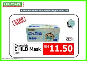 Econsave-Disposable-Face-Mask-Promo-1-1-350x247 - Johor Kedah Kelantan Kuala Lumpur Melaka Negeri Sembilan Pahang Penang Perak Perlis Promotions & Freebies Putrajaya Selangor Supermarket & Hypermarket Terengganu 