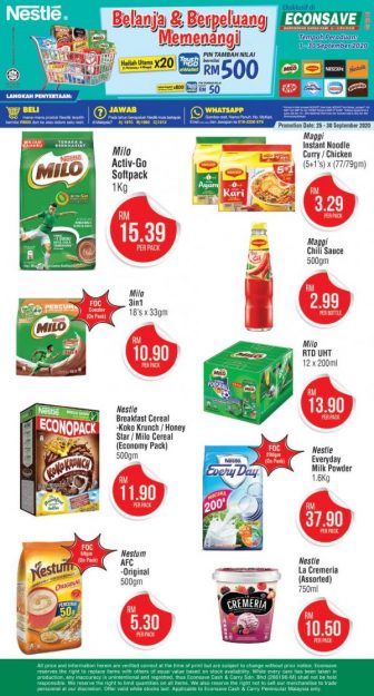 Econsave-Nestle-Promotion-1-336x625 - Johor Kedah Kelantan Kuala Lumpur Melaka Negeri Sembilan Pahang Penang Perak Perlis Promotions & Freebies Putrajaya Selangor Supermarket & Hypermarket Terengganu 