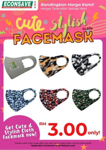 Econsave-Stylish-Cloth-Face-Mask-Promotion-1-350x495 - Johor Kedah Kelantan Kuala Lumpur Melaka Negeri Sembilan Pahang Penang Perak Perlis Promotions & Freebies Putrajaya Sabah Sarawak Selangor Supermarket & Hypermarket Terengganu 